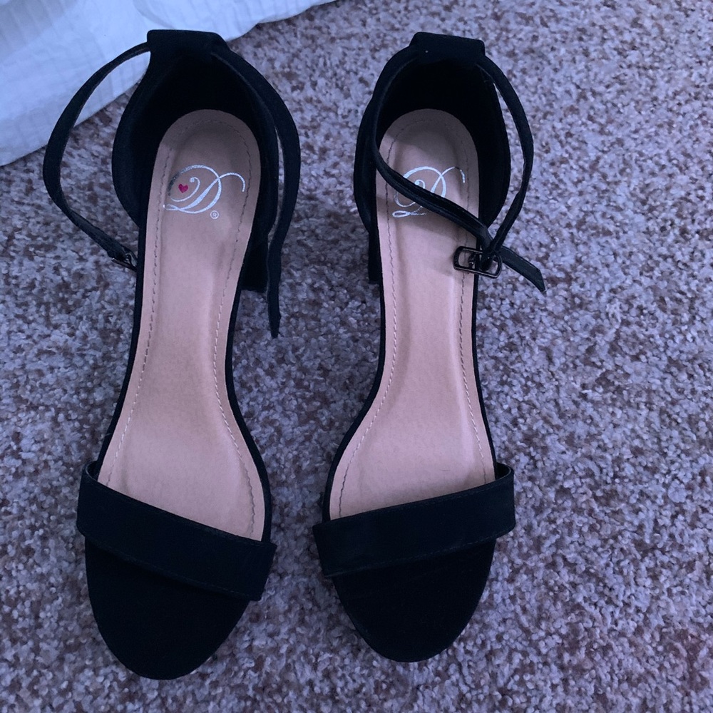 Black heels